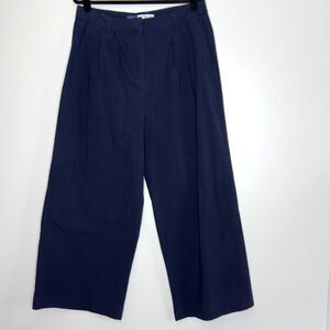 Old Navy 2024 Extra High-Waisted Super Wide-Leg Taylor Pants Navy Women's Size14